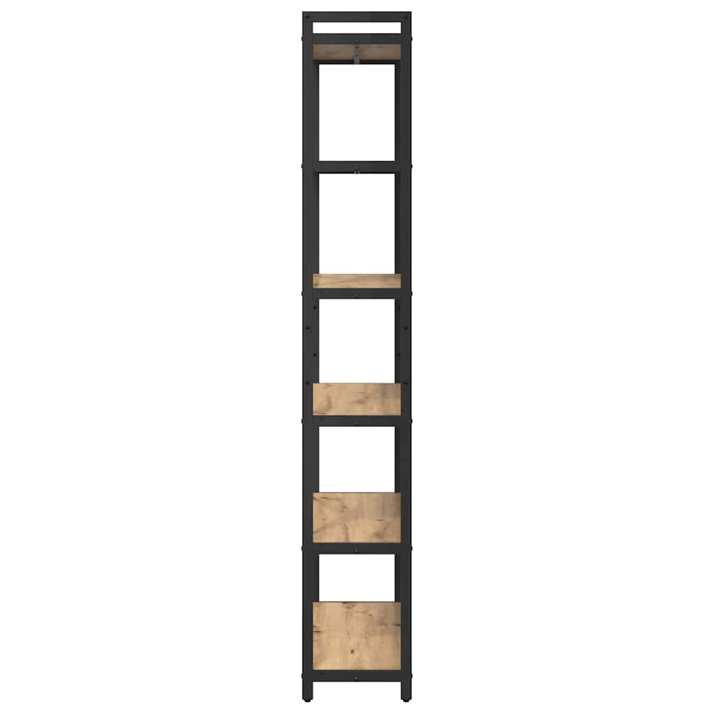 vidaXL Bookshelf Artisan Oak 80 x 30 x 189.5 cm Engineered Wood