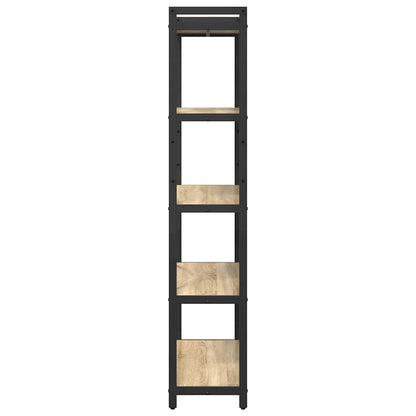 vidaXL Bookshelf 80 x 30 x 155 cm Engineered Wood Sonoma Oak