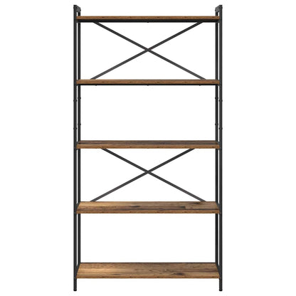 vidaXL Bookshelf Old wood 80 x 30 x 155 cm Engineered Wood