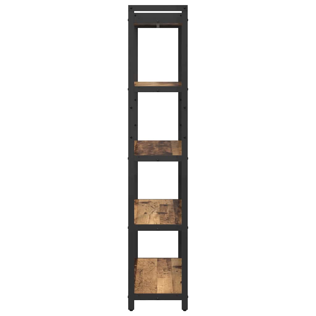 vidaXL Bookshelf Old wood 80 x 30 x 155 cm Engineered Wood