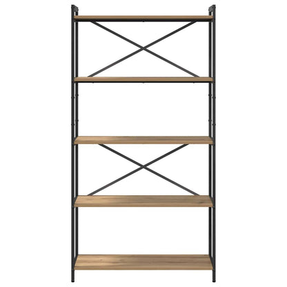 vidaXL Bookshelf 80 x 30 x 155 cm Engineered Wood Artisan Oak