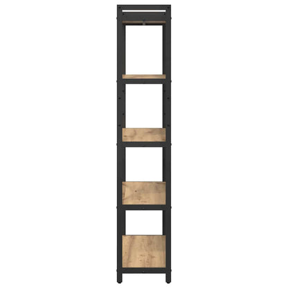 vidaXL Bookshelf 80 x 30 x 155 cm Engineered Wood Artisan Oak