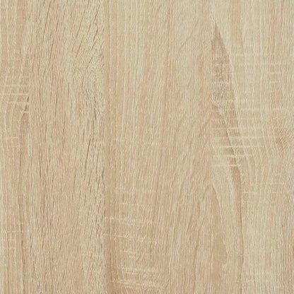 vidaXL Bookshelf 80 x 30 x 120 cm Engineered Wood Sonoma Oak