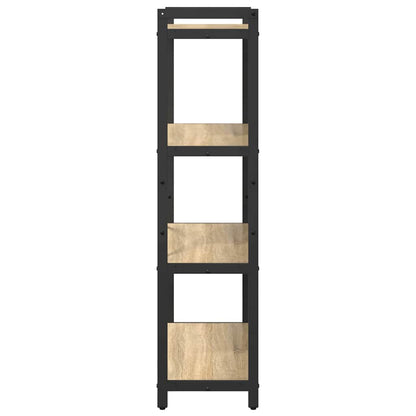 vidaXL Bookshelf 80 x 30 x 120 cm Engineered Wood Sonoma Oak
