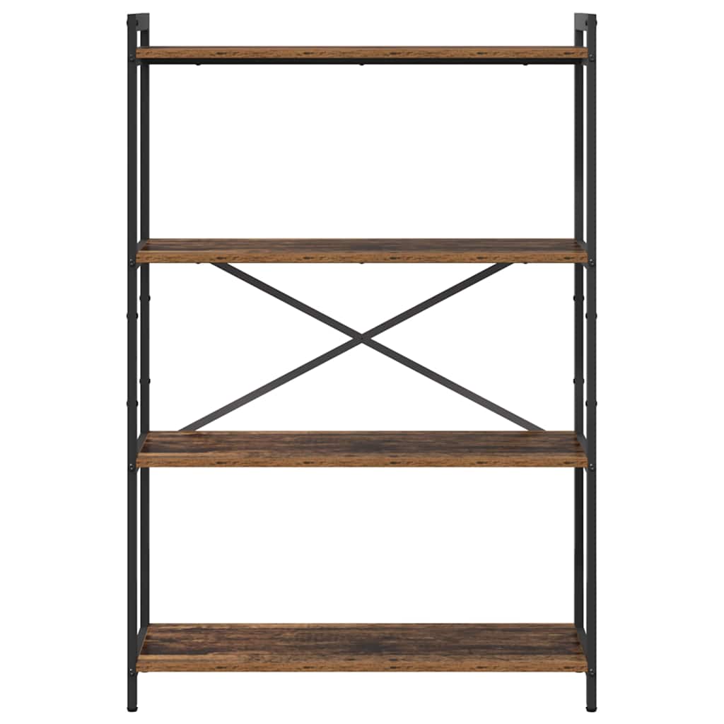 vidaXL Bookshelf Old wood 80 x 30 x 120 cm Engineered Wood