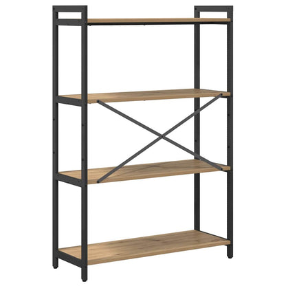 vidaXL Bookshelf 80 x 30 x 120 cm Engineered Wood Artisan Oak
