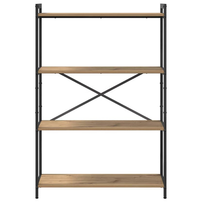 vidaXL Bookshelf 80 x 30 x 120 cm Engineered Wood Artisan Oak