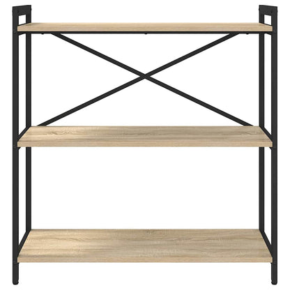vidaXL Bookshelf 80 x 30 x 85 cm Engineered Wood Sonoma Oak