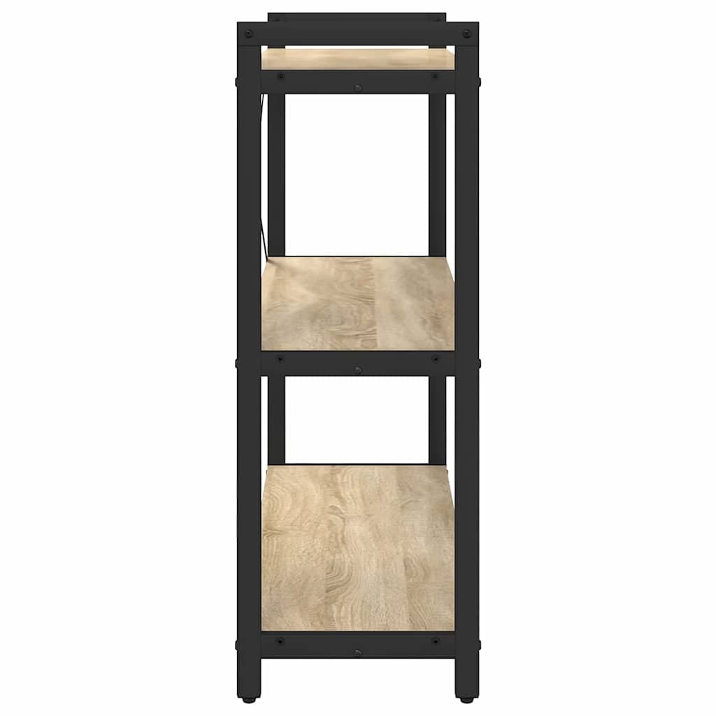 vidaXL Bookshelf 80 x 30 x 85 cm Engineered Wood Sonoma Oak