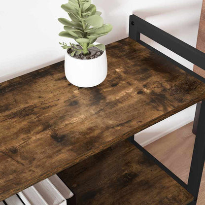 vidaXL Bookshelf Smoked Oak 80 x 30 x 85 cm Engineered Wood