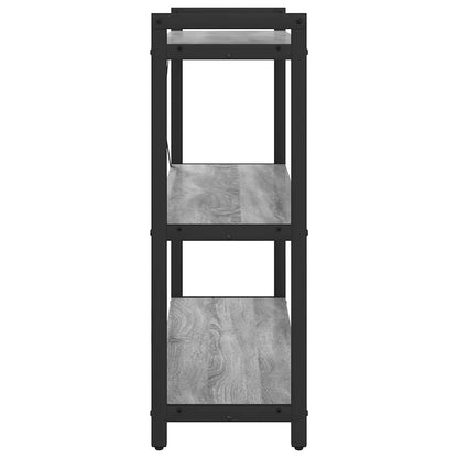 vidaXL Bookshelf 80 x 30 x 85 cm Engineered Wood Grey sonoma