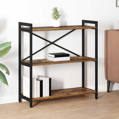 vidaXL Bookshelf Old wood 80 x 30 x 85 cm Engineered Wood