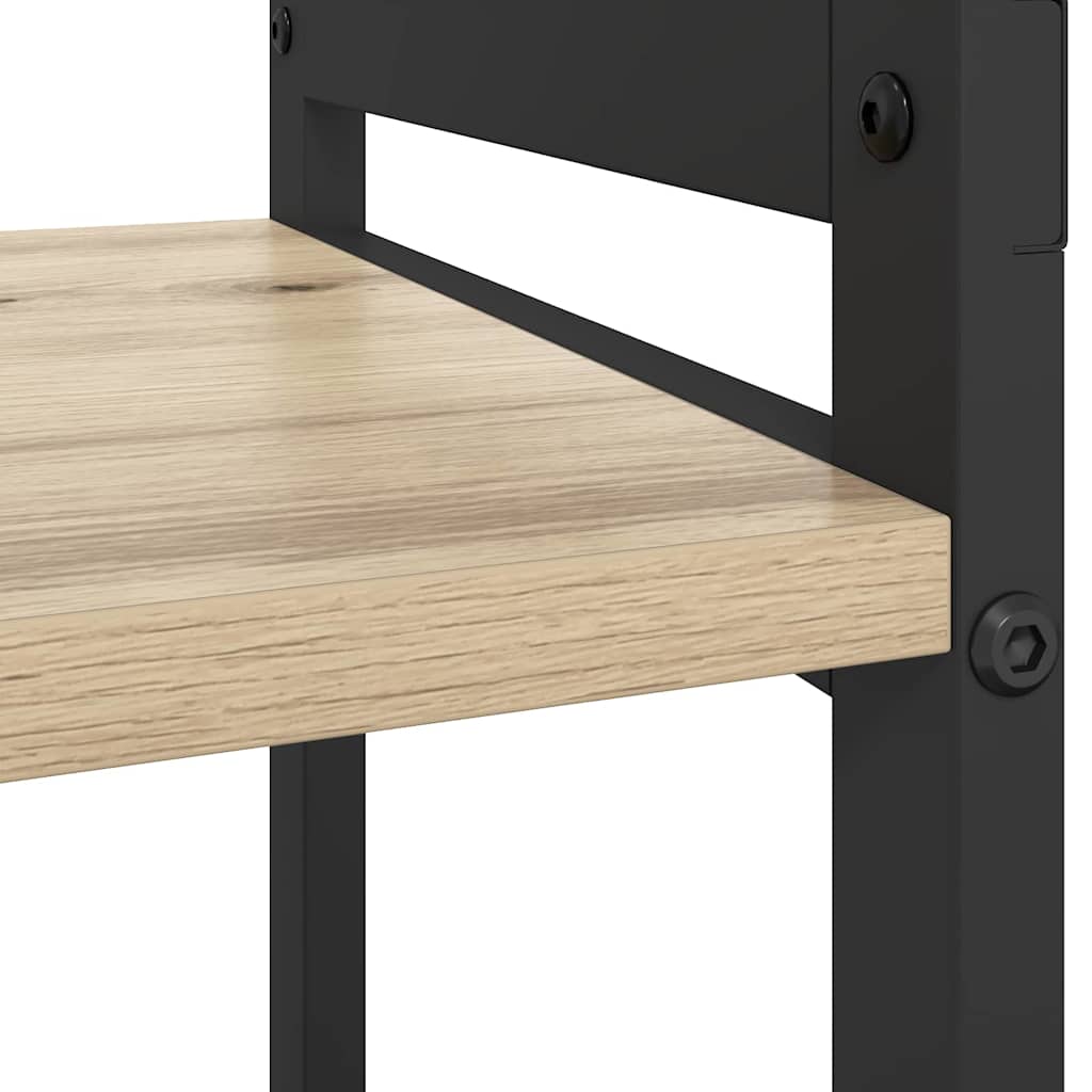 vidaXL Bookshelf Sonoma Oak 80 x 30 x 50 cm Engineered Wood