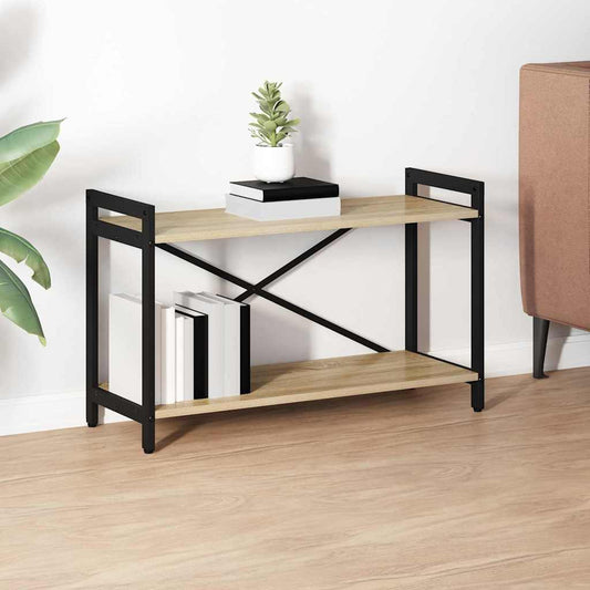 vidaXL Bookshelf 80 x 30 x 50 cm Engineered Wood Sonoma Oak