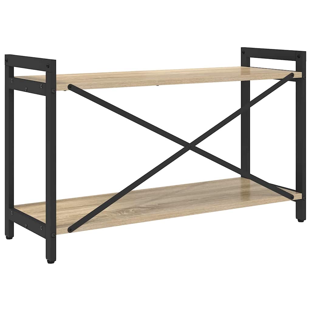 vidaXL Bookshelf Sonoma Oak 80 x 30 x 50 cm Engineered Wood