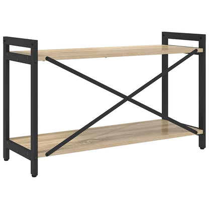 vidaXL Bookshelf Sonoma Oak 80 x 30 x 50 cm Engineered Wood