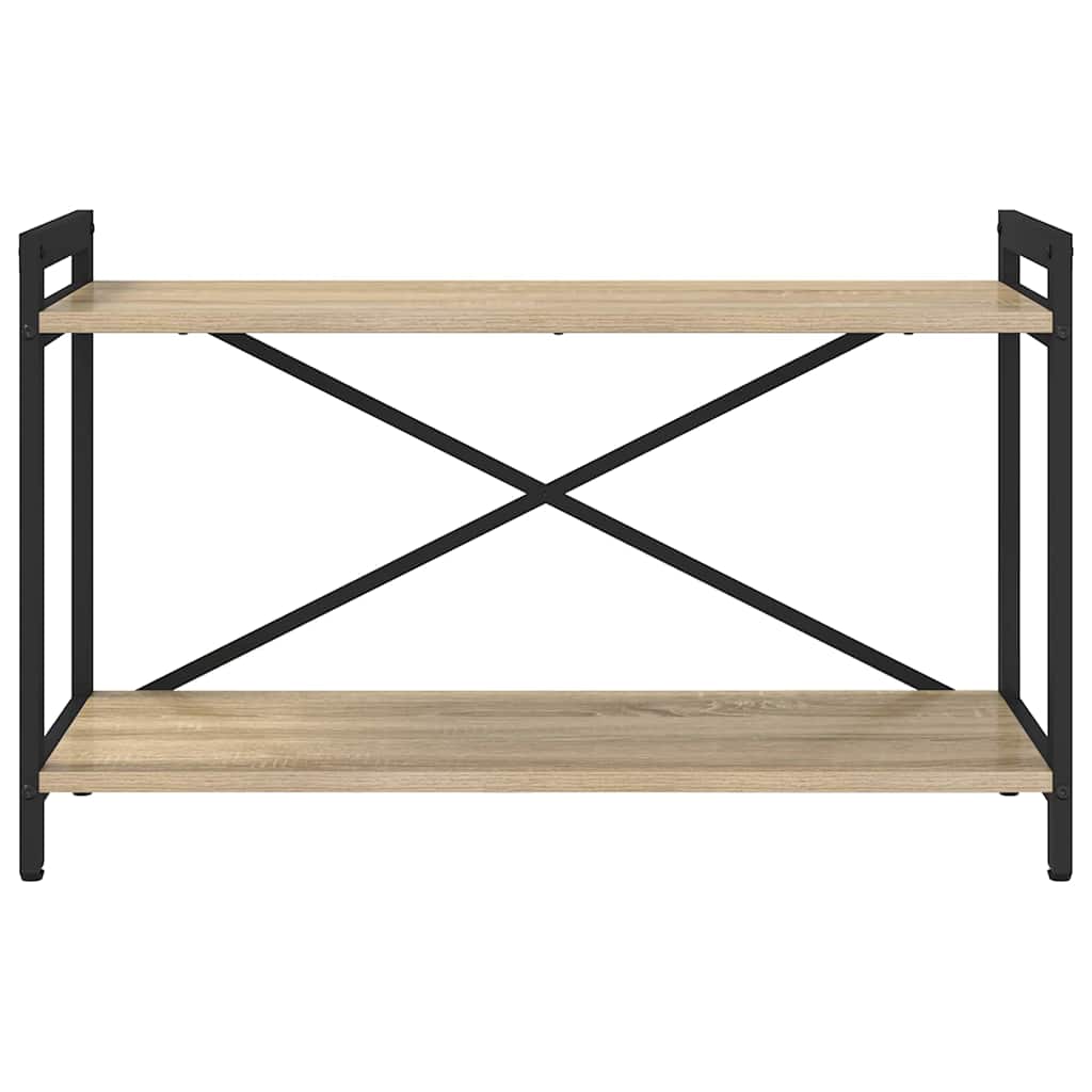 vidaXL Bookshelf Sonoma Oak 80 x 30 x 50 cm Engineered Wood
