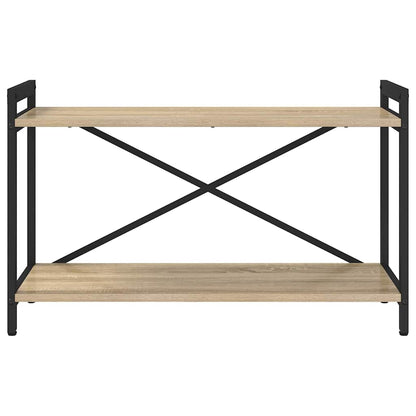 vidaXL Bookshelf Sonoma Oak 80 x 30 x 50 cm Engineered Wood
