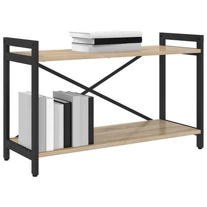vidaXL Bookshelf Sonoma Oak 80 x 30 x 50 cm Engineered Wood