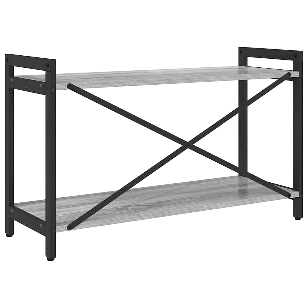 vidaXL Bookshelf Grey sonoma 80 x 30 x 50 cm Engineered Wood