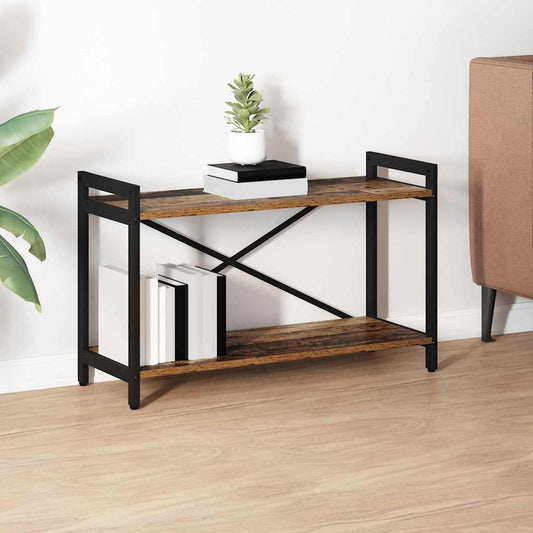 vidaXL Bookshelf 80 x 30 x 50 cm Engineered Wood Old wood