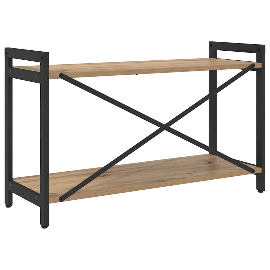vidaXL Bookshelf 80 x 30 x 50 cm Engineered Wood Artisan Oak