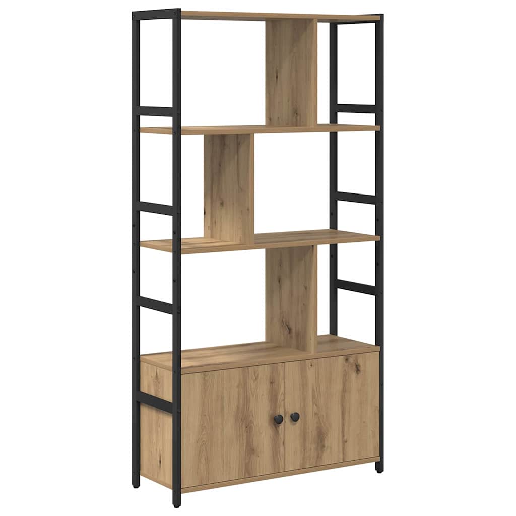 vidaXL Bookshelf Artisan Oak 80 x 30 x 155.5 cm Engineered Wood