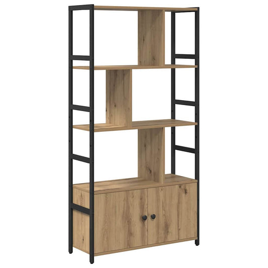 vidaXL Bookshelf 80 x 30 x 155.5 cm Engineered Wood Artisan Oak