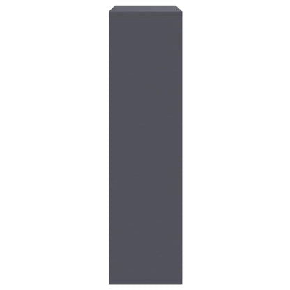 vidaXL Parcel Drop Box with Storage Anthracite 44 x 22 x 82 cm Steel
