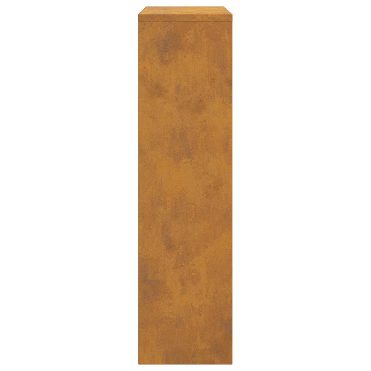 vidaXL Parcel Drop Box Rusty 44 x 22 x 82 cm Weathering Steel