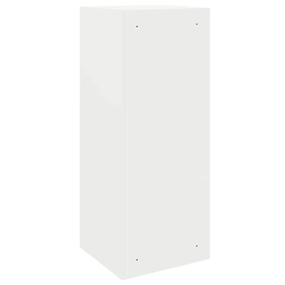 vidaXL Parcel Drop Box with Storage White 41 x 38 x 103 cm Steel