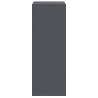 vidaXL Parcel Drop Box with Storage Anthracite 41 x 38 x 103 cm Steel
