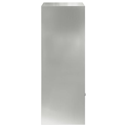 vidaXL Parcel Drop Box Silver 41 x 38 x 103 cm Galvanised Steel