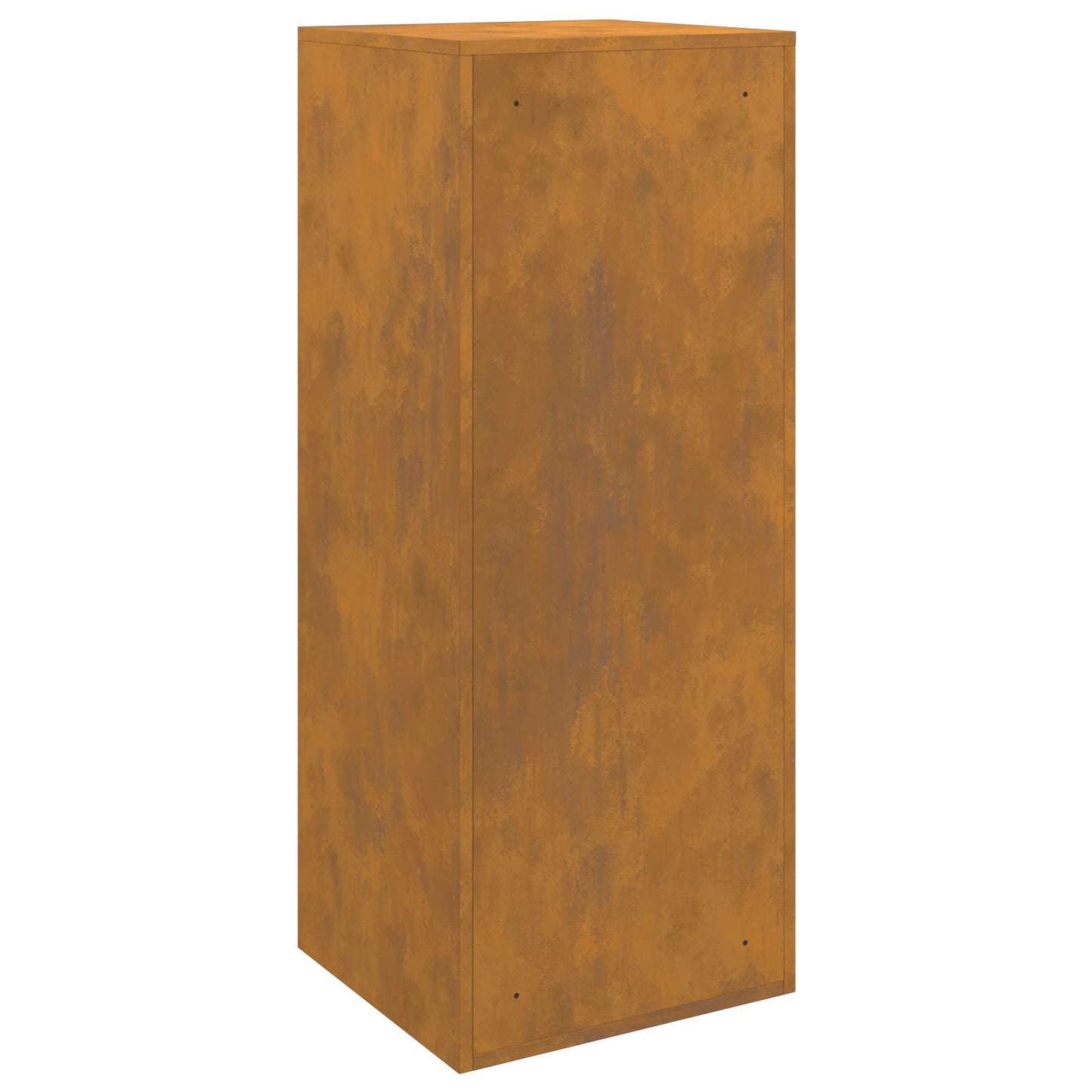 vidaXL Parcel Drop Box Rusty 41 x 38 x 103 cm Weathering Steel