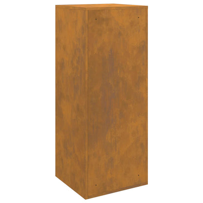 vidaXL Parcel Drop Box Rusty 41 x 38 x 103 cm Weathering Steel