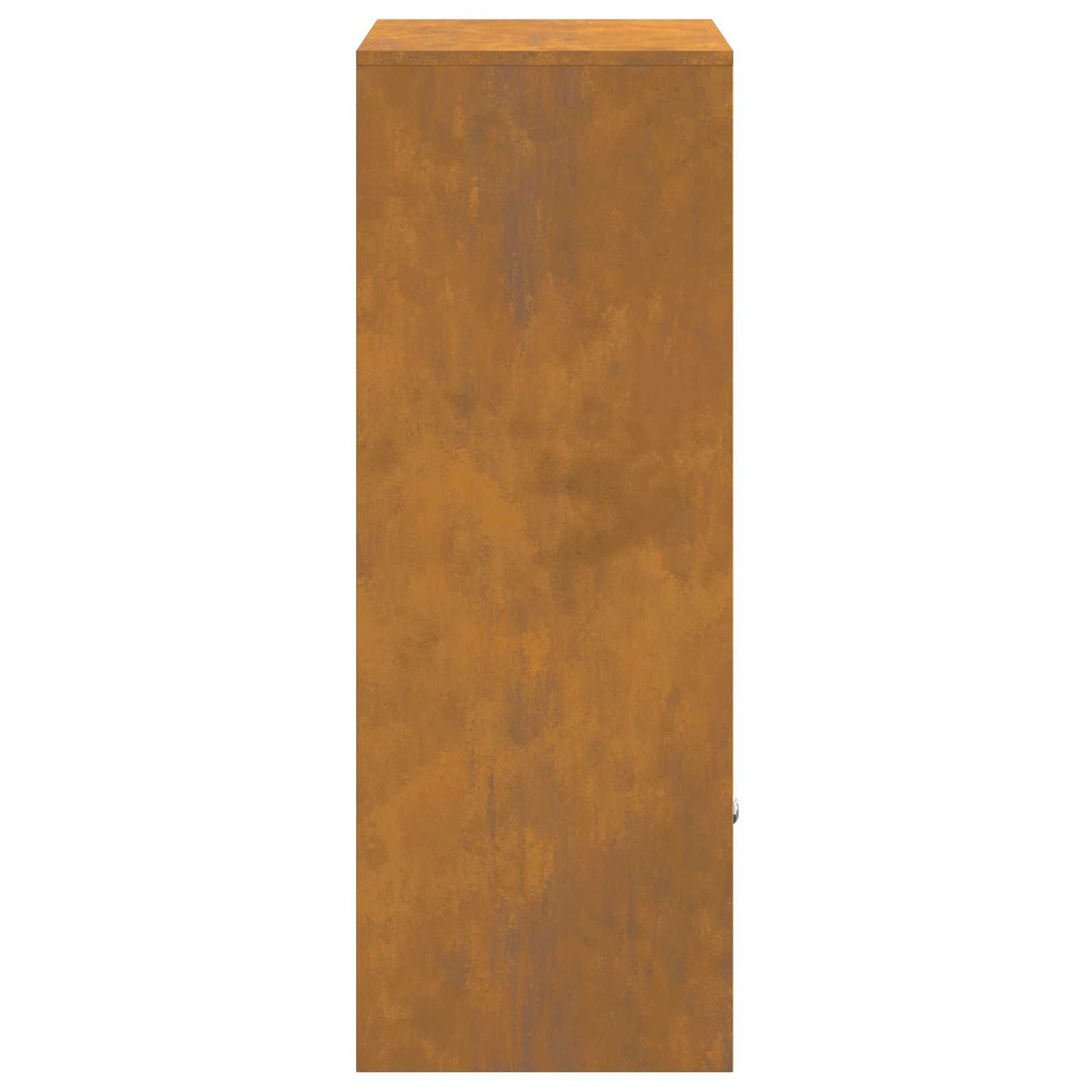 vidaXL Parcel Drop Box Rusty 41 x 38 x 103 cm Weathering Steel