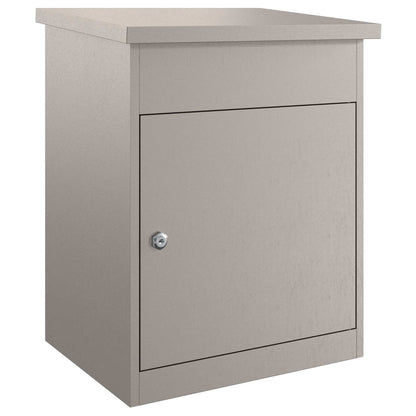 vidaXL Parcel Drop Box Rusty 47.5 x 38 x 59 cm Weathering Steel