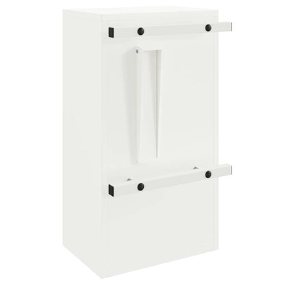 vidaXL Mailbox with Storage with Door White 30 x 20 x 55 cm Steel
