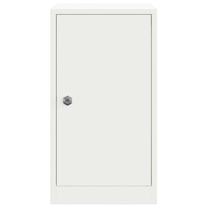 vidaXL Mailbox with Storage with Door White 30 x 20 x 55 cm Steel
