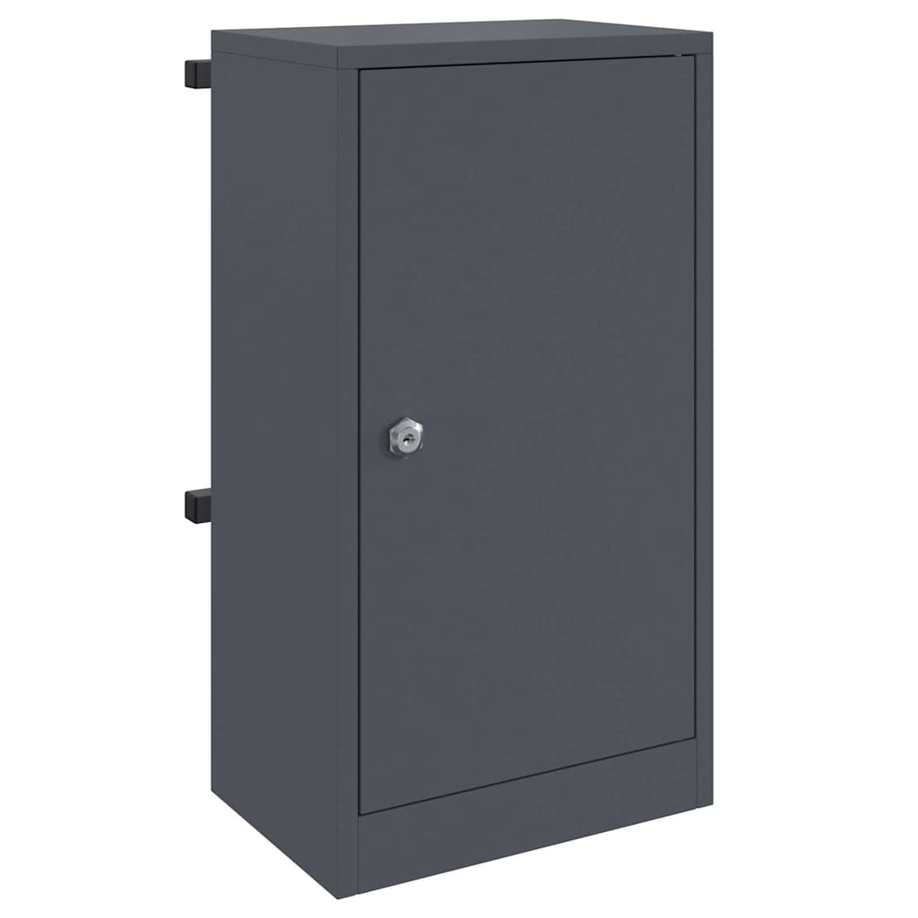 vidaXL Mailbox with Storage with Door Anthracite 30 x 20 x 55 cm Steel