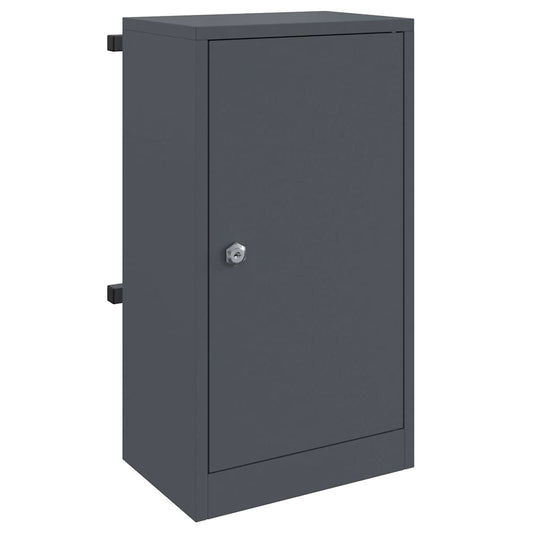 vidaXL Mailbox with Storage with Door Anthracite 30 x 20 x 55 cm Steel