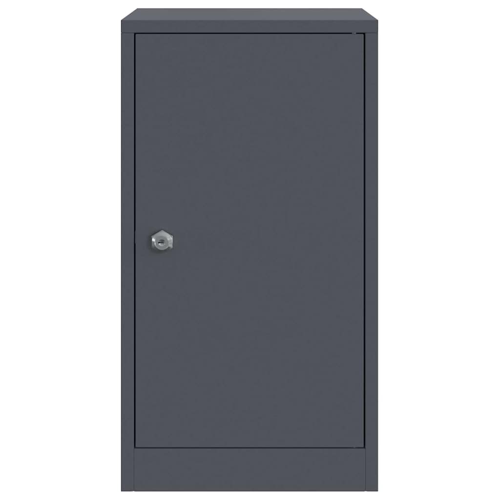 vidaXL Mailbox with Storage with Door Anthracite 30 x 20 x 55 cm Steel