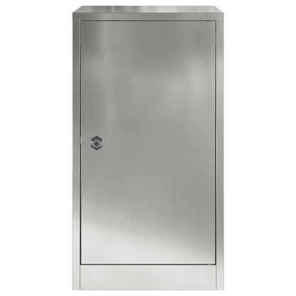 vidaXL Mailbox with Storage Black 30 x 20 x 55 cm Galvanised Steel