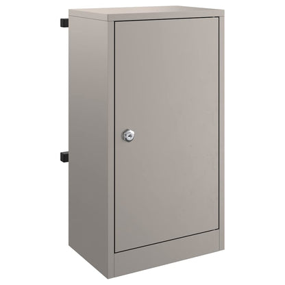 vidaXL Mailbox with Storage Rusty 30 x 20 x 55 cm Weathering Steel