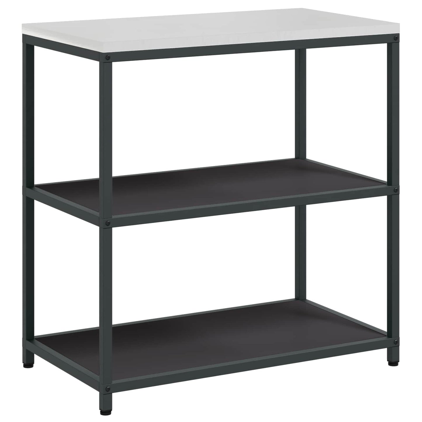 vidaXL Kitchen Storage HATTEM Black 90 x 50 x 92 cm Steel