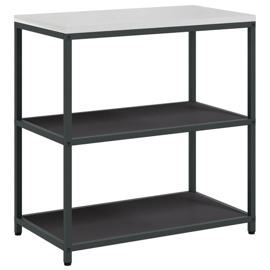 vidaXL Kitchen Storage HATTEM Black 90 x 50 x 92 cm Steel