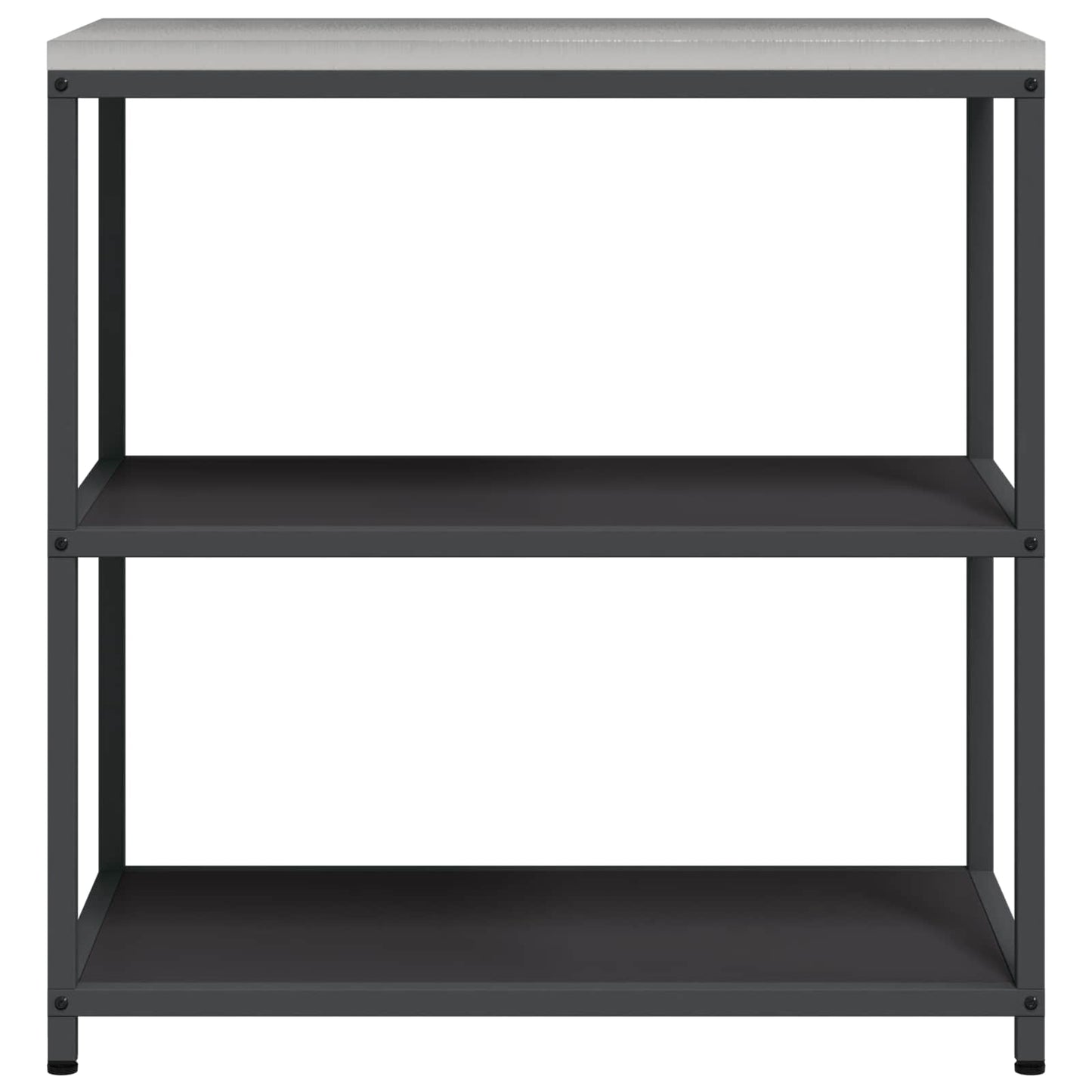 vidaXL Kitchen Storage HATTEM Black 90 x 50 x 92 cm Steel