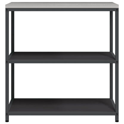 vidaXL Kitchen Storage HATTEM Black 90 x 50 x 92 cm Steel