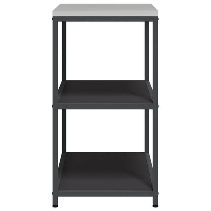 vidaXL Kitchen Storage HATTEM Black 90 x 50 x 92 cm Steel
