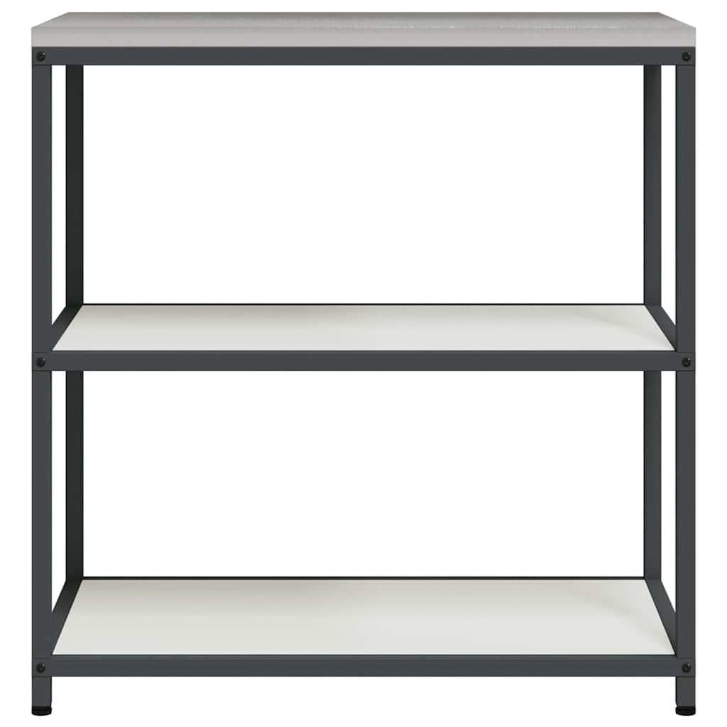 vidaXL Kitchen Storage HATTEM White 90 x 50 x 92 cm Steel